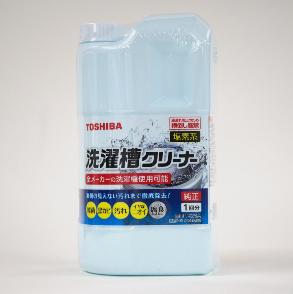 東芝　洗濯槽クリーナー 塩素系 1回分 1,500mL　T-W1A