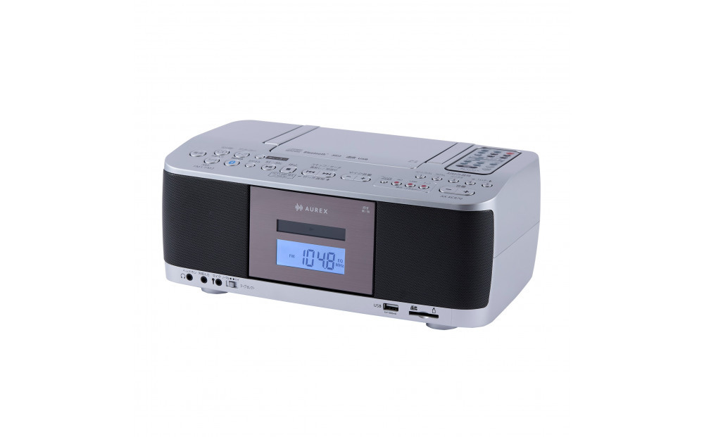 AUREX SD/USB/CDã©ãžãªã«ã»ããã¬ã³ãŒã㌠AX-KCR70(S)