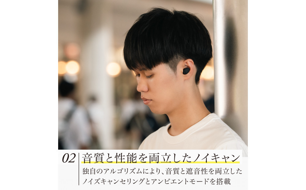 ANC完全ワイヤレスイヤホン final ZE300 GREIGE / ZE3000 小型モデル /ノイズキャンセリング/ノイキャン/外音取り込み/マイク付き