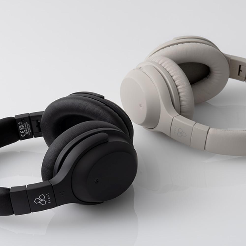 ANCワイヤレスヘッドホンfinal UX2000 BLACK /ノイズキャンセリング/ゲーミングモード/ノイキャン/ANC/マイク付き