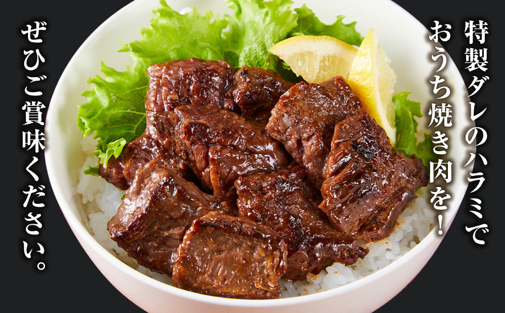 ＜訳あり＞牛ハラミ　特製たれ漬　1.2kg【8月発送】