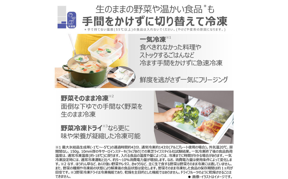 東芝 冷蔵庫 【標準設置費込み】 551L 6ドア 両開き 冷凍冷蔵庫 GR-Y550FK(EC)