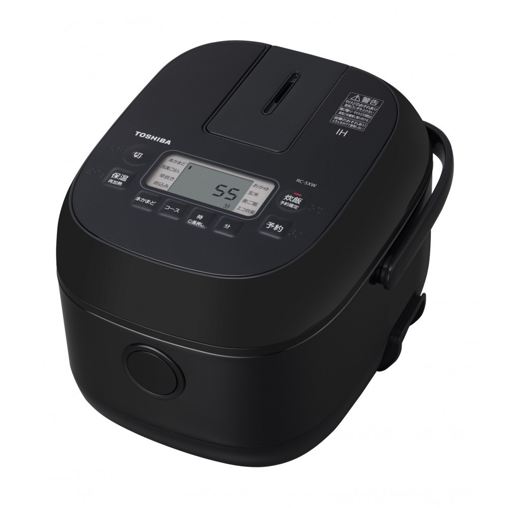 東芝 炊飯器 IH 3合 RC-5XW(K) ブラック 高火力 ふっくら 備長炭ダイヤモンド釜 本かまど 一膳 0.5合から 冷凍ごはんもおいしい まとめ炊き 便利 家電 キッチン家電 炊飯 おすすめ 人気 TOSHIBA 神奈川県 川崎市