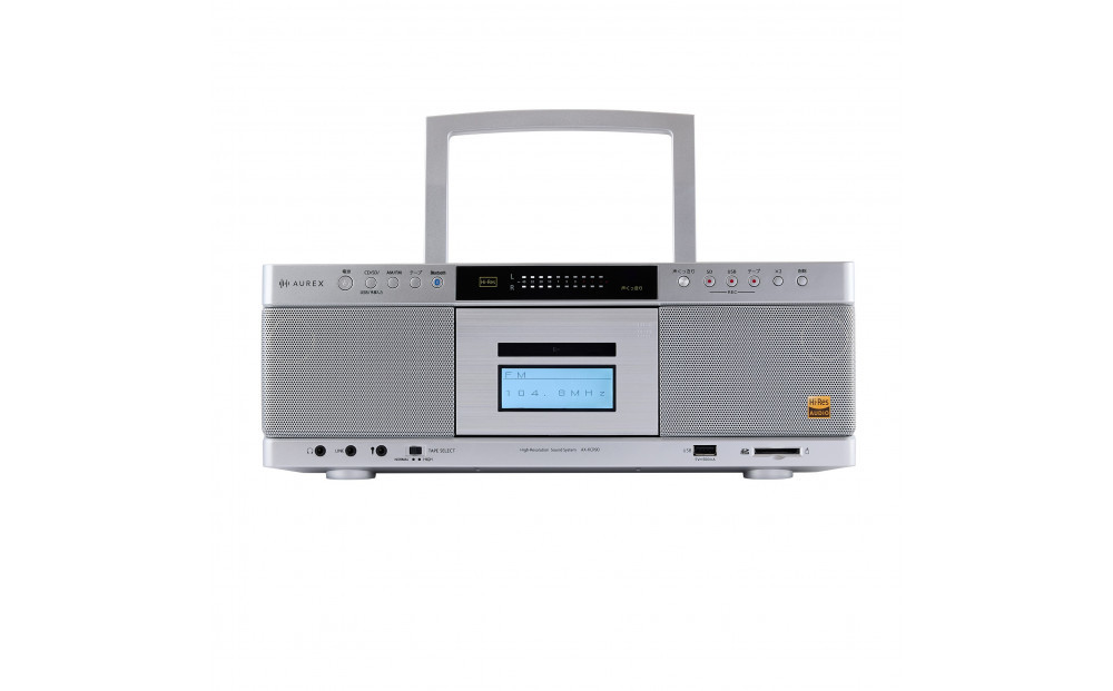 AUREX 繝上う繝ャ繧セ蟇セ蠢彜D/USB/CD繝ゥ繧ク繧ェ繧ォ繧サ繝繝医Ξ繧ウ繝シ繝繝シ AX-KCR90(S)