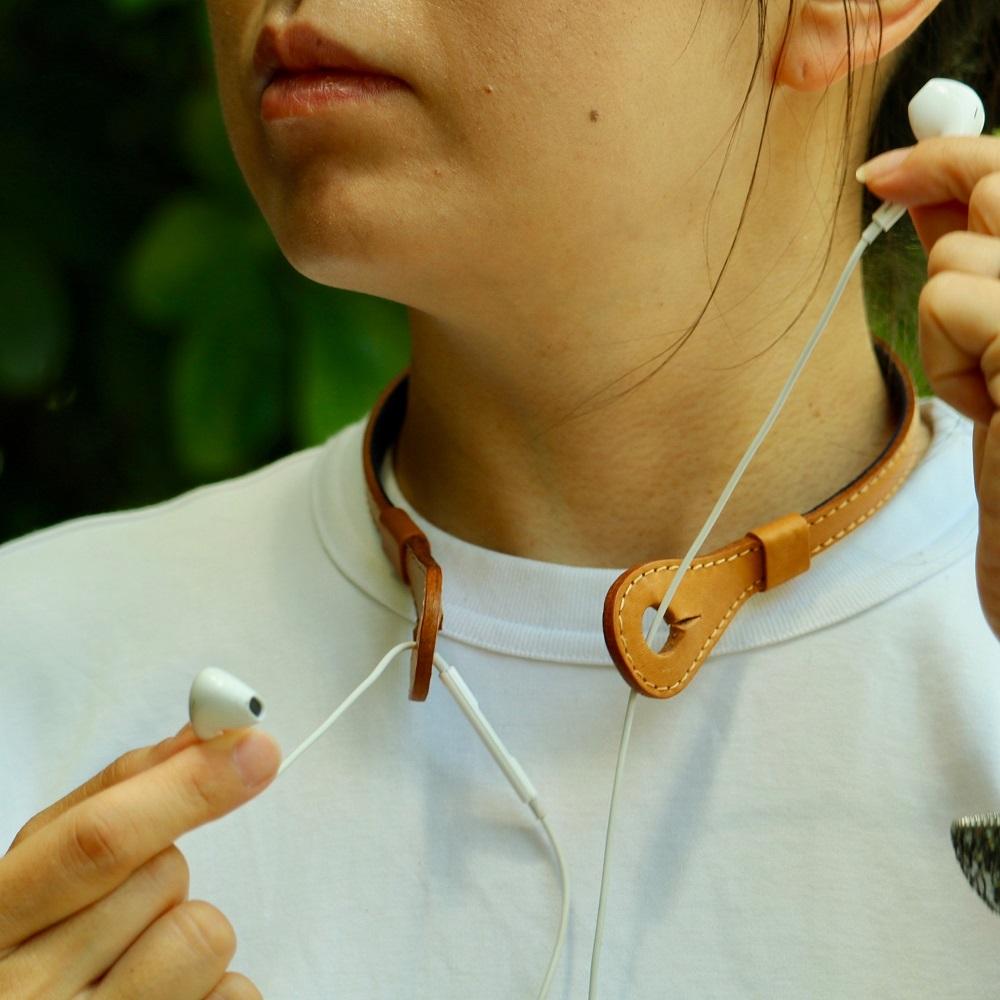 SKLO 繧、繝、繝帙Φ繝阪ャ繧ッ繝帙Ν繝繝シ iHooc縲L繧オ繧、繧コ縲侵atural テ 陬丞慍 Beige縲