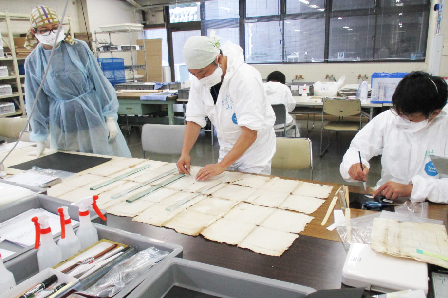 市民ミュージアムの被害復旧