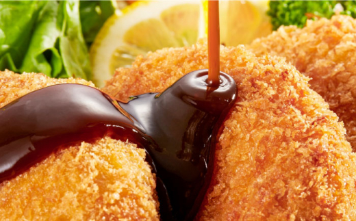 【全12回定期便】チキンクリームコロッケ 40個 2.2kg クリームコロッケ ころっけ 冷凍 揚げ物 惣菜 コロッケ 横須賀 マルシン 揚げるだけ 簡単 便利な 小分け 【有限会社丸伸商事】 [AKFH035]