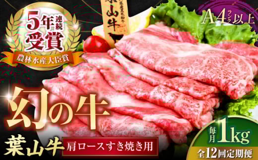 【全12回定期便】葉山牛肩ロースすき焼き用 250g×4パック 小分け 牛肉 すきやき 冷凍  計1.0kg とろける 国産牛 贅沢 牛肉 切り落とし うす切り 高級和牛 1キロ 冷凍 黒毛和牛 国産 和牛 肩ロース 赤身 希少品種 小分け すき焼き すきやき しゃぶしゃぶ ぎゅうにく きりおとし たっぷり 大容量 横須賀 お取り寄せ【株式会社羽根】 [AKAG041]