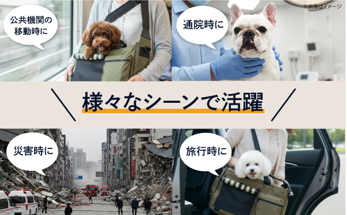 【カーキ】ペット用キャリーバッグ ワンショルダーダブル大 【ミスターバックマン】 [AKHS002-2]