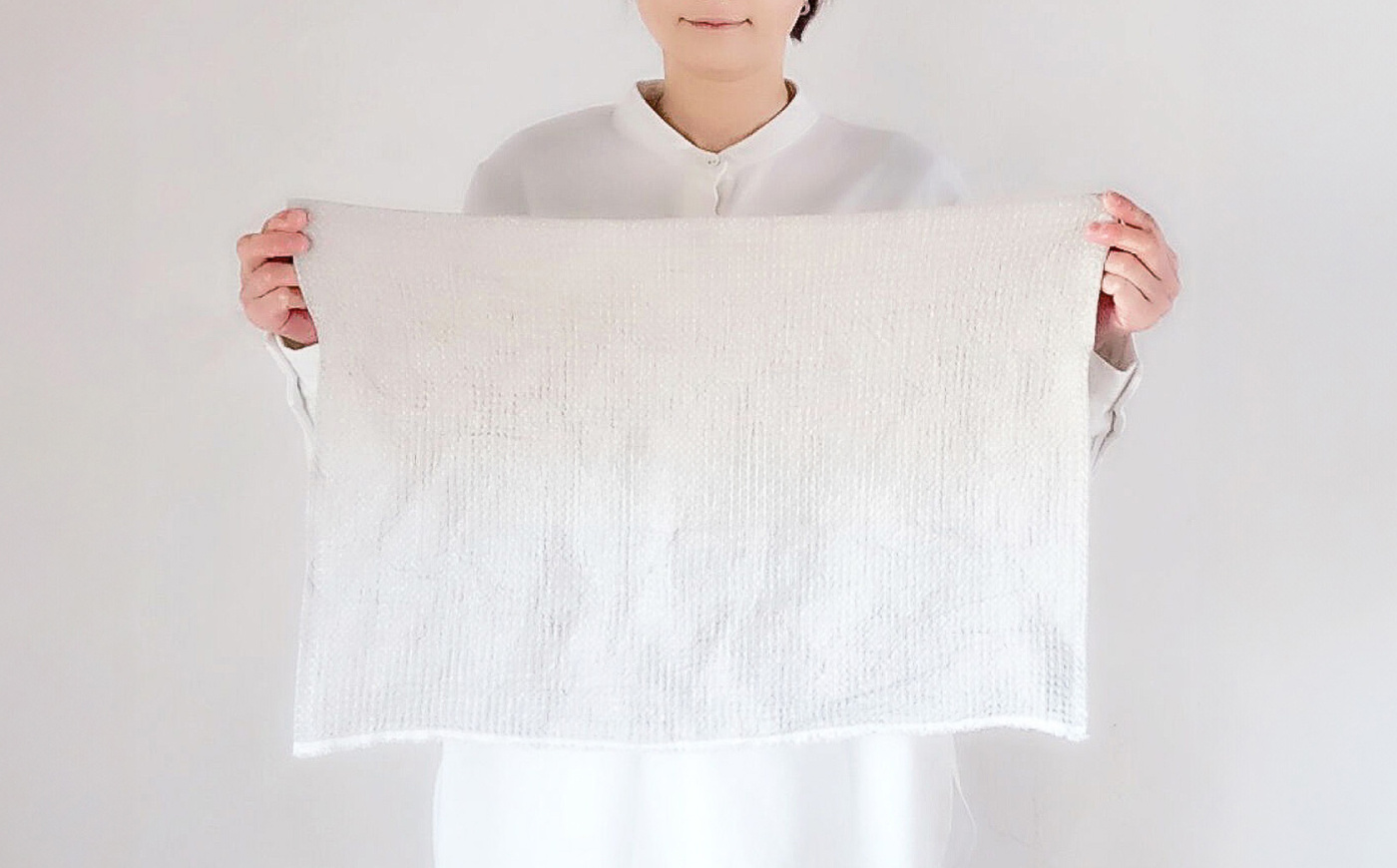 毎日使いたいワッフルリネンのキッチンクロス Mサイズ 1枚【Jonico.handwork】 [AKGD007]