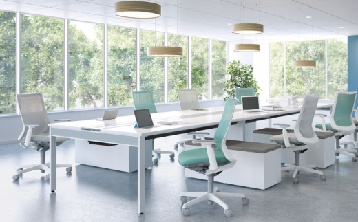 【業界最大手】【オレンジレッド】オフィスチェア オカムラ フルーエント ブラックボディ 【株式会社オカムラ】 [AKAA024-6]