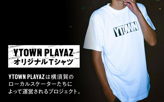 【XLサイズ】YTOWN BOX LOGO TEE WHITE【YTOWN】 [AKIK002-4]
