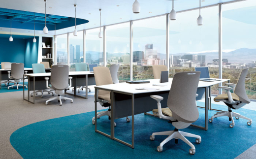 【業界最大手】【イエロー】オフィスチェア オカムラ 【スフィア】 オフィス チェア 椅子 イス 事務 家具 国産 日本製 姿勢 横須賀 【株式会社オカムラ】 [AKAA010-9]