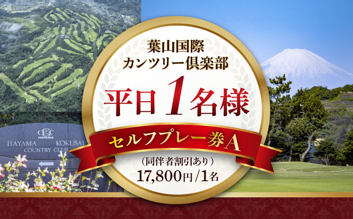 葉山国際カンツリー倶楽部 平日1名様セルフプレー券A（同伴者割引あり） / スポーツ ゴルフ リゾートコース 湘南 神奈川県 三浦半島【(株)葉山国際カンツリー倶楽部】 [AKID001]