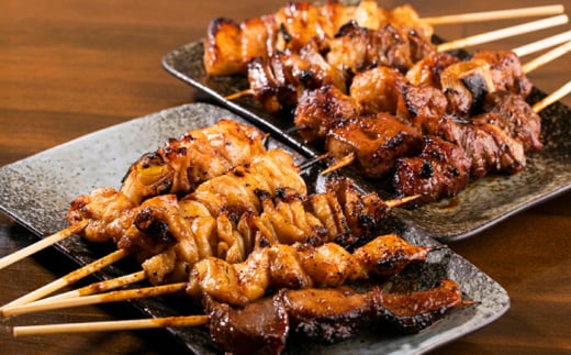 10種の冷凍特製炭火やきとり 30本セット（焼き鳥5種類×3　豚串5種類×3　計6パック）焼き鳥 専門店 定番人気 詰め合わせ 大容量【横須賀商工会議所 おもてなしギフト事務局（炭火やきとり にのみや）】 [AKEK003]