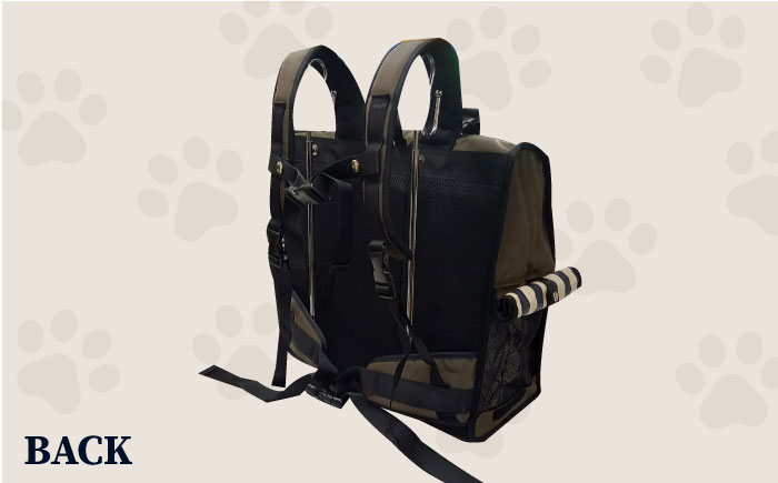 【カーキ】ペット用ダッコリュック大 【ミスターバックマン】 [AKHS005-2]
