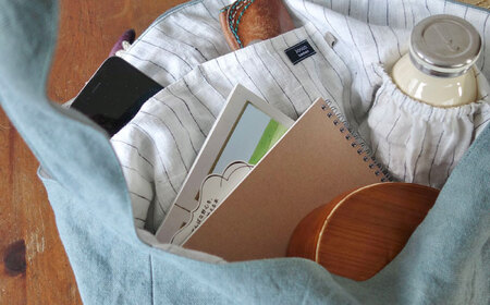 【ダークモカ】リネン帆布のショルダーバッグ ショルダーバッグ 帆布 リネン バッグ バック 斜め掛け シンプル ナチュラル リトアニアリネン 【Jonico.handwork】 [AKGD001-10]