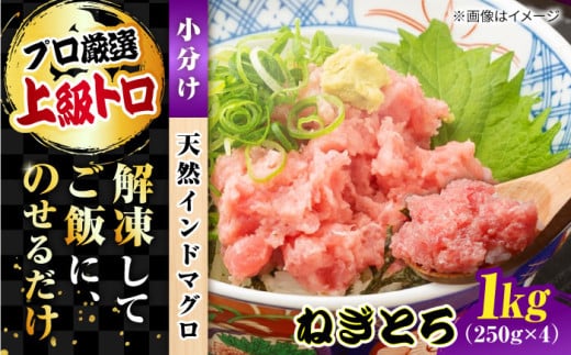 天然 まぐろ ねぎとろ 約1kg（約250g×4パック） 鮪 マグロ 魚 ネギトロ 横須賀【本まぐろ直売所】 [AKAK008]