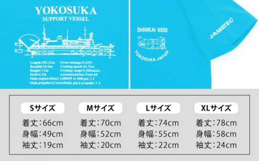 オリジナルグッズセット（Tシャツ Mサイズ、ストラップ、バンダナ、ノート、デニムポーチ 各1個ずつ）JAMSTEC しんかい6500 横須賀 神奈川県 セット 充実 オリジナル ファッション【国立研究開発法人海洋研究開発機構】 [AKCB001-2]