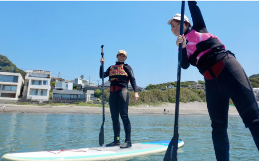 コアアウトフィッターズ 葉山・秋谷 ペア SUP体験チケット 2名様 神奈川 横須賀 葉山 三浦半島 秋谷 伊豆大島 富士山 レジャー 体験 観光 旅行 SUP サップ マリンスポーツ 海 カップル 夫婦 友人 【コアアウトフィッターズ】 [AKBT007] 