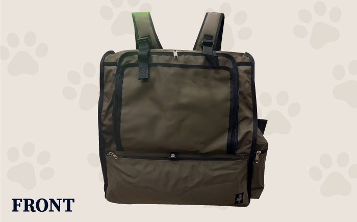 【カーキ】ペット用ダッコリュック大 【ミスターバックマン】 [AKHS005-2]