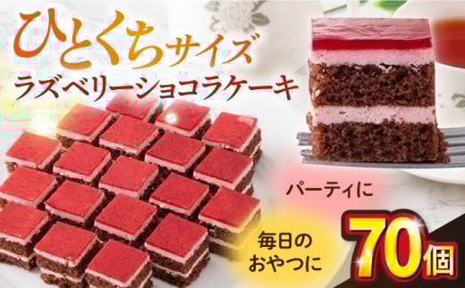 【年内発送の受付は12月23日まで！】ラズベリーショコラケーキ  ラズベリーショコラケーキ ラズベリーケーキ けーき 洋菓子 カットケーキ こども ひとくちサイズ たっぷり パーティ 人気 年内発送 【ファミール製菓株式会社】 [AKCI007]