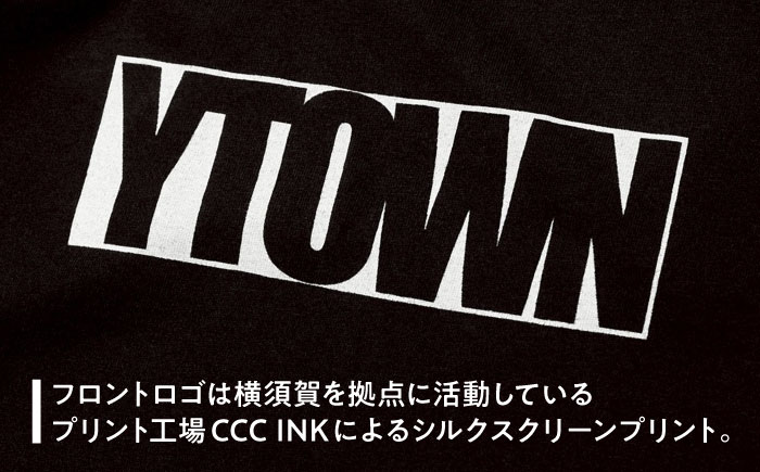 【Mサイズ】YTOWN BOX LOGO TEE BLACK【YTOWN】 [AKIK001-2]
