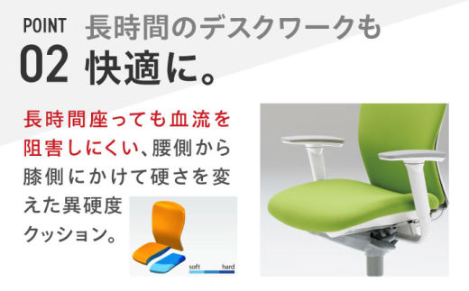 【業界最大手】【ブルーグリーン】オフィスチェア オカムラ 【スラート】 オフィス チェア 椅子 事務 家具 国産 姿勢 横須賀 【株式会社オカムラ】 [AKAA007-7]