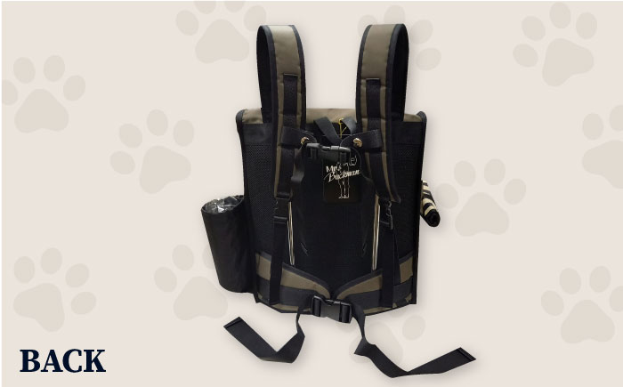 【カーキ】ペット用ダッコリュック小 【ミスターバックマン】 [AKHS007-2]