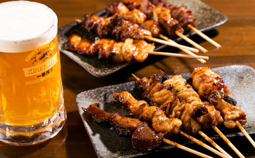 10種の冷凍特製炭火やきとり 30本セット（焼き鳥5種類×3　豚串5種類×3　計6パック）焼き鳥 専門店 定番人気 詰め合わせ 大容量【横須賀商工会議所 おもてなしギフト事務局（炭火やきとり にのみや）】 [AKEK003]