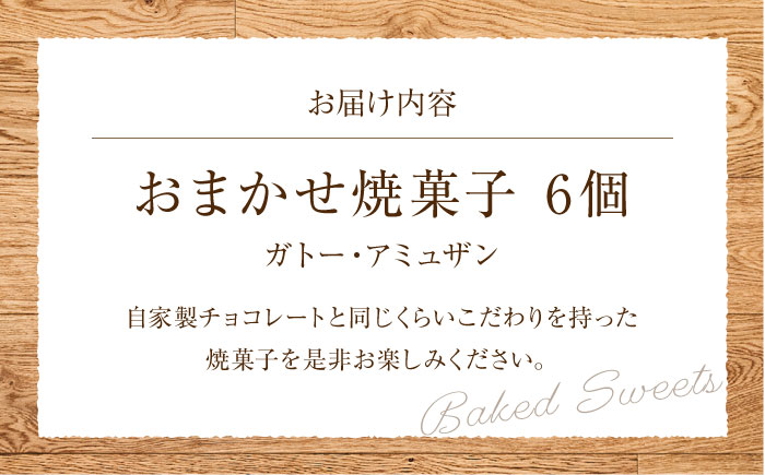 ガトー・アミュザン【おまかせ焼菓子6個入】【パティスリーエムニジョウ】 [AKEW017]