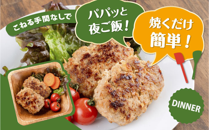 国産豚肉使用 精肉店の手づくりハンバーグ 30個【有限会社丸伸商事】 [AKFH047]