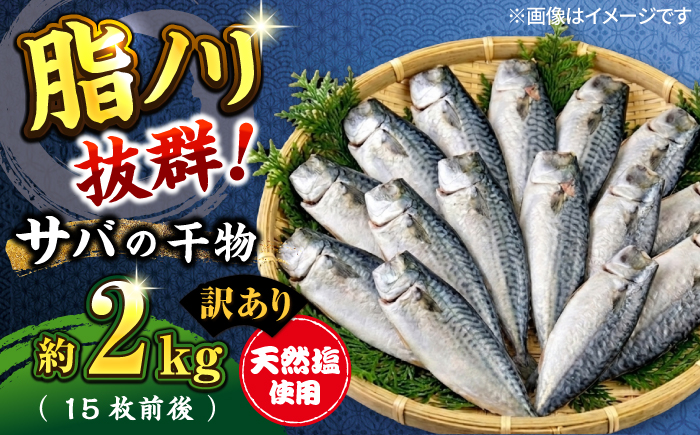 【訳あり】漁師町佐島 サバ 干物 約2.0kg（15枚前後）【石川水産】 [AKCX018]