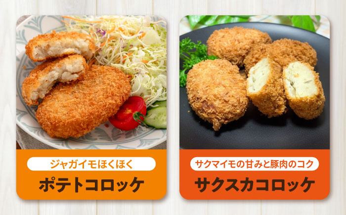 【数量限定50セット】ポテトコロッケ10個 サクスカコロッケ10個 計20個 【三富屋商事株式会社】 [AKFJ114]