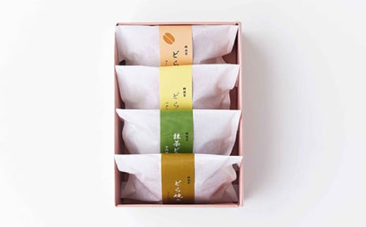 横須賀どら焼き 4個セット 4種類 バター 抹茶 コーヒー プレーン 和菓子 菓子 スイーツ どらやき 【有限会社さかくら総本家】 [AKEI008]