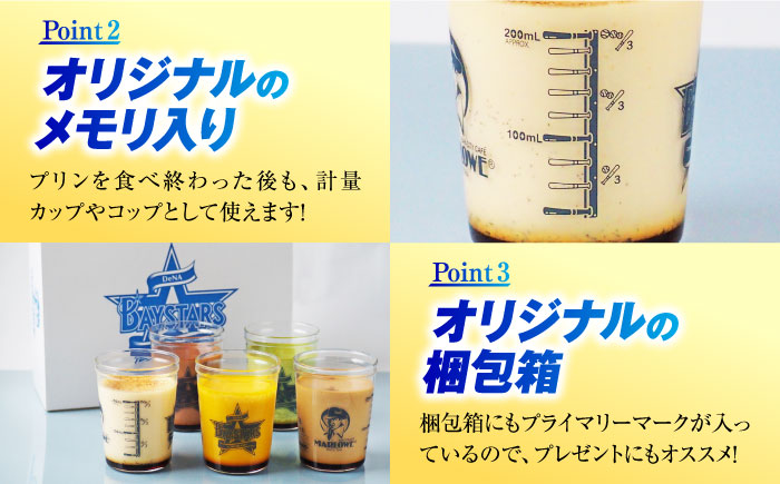 【先行予約】【2026年5月15日より順次お届け】【数量限定500セット】横浜DeNAベイスターズパッケージ おすすめプリン 5個セット【マーロウ】 [AKAF141]