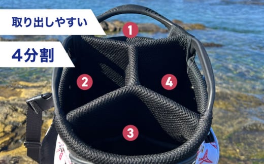 YOKOSUKA柄 キャディバッグ（９型スタンドタイプ） ゴルフバッグ ゴルフ おしゃれ ごるふ 高機能性 スポーツ 横須賀 【アリスリー株式会社】 [AKBE006]