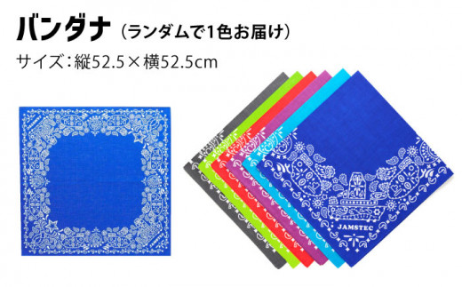 オリジナルグッズセット（Tシャツ XLサイズ、ストラップ、バンダナ、ノート、デニムポーチ 各1個ずつ）JAMSTEC しんかい6500 横須賀 神奈川県 セット 充実 オリジナル ファッション【国立研究開発法人海洋研究開発機構】 [AKCB001-4]