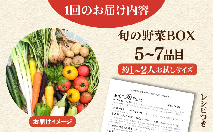【全3回定期便】すずなり採れたて野菜BOX　(5〜7品） 野菜  やさい 詰め合わせ 詰合せ 【鈴也ファーム】 [AKCE011]