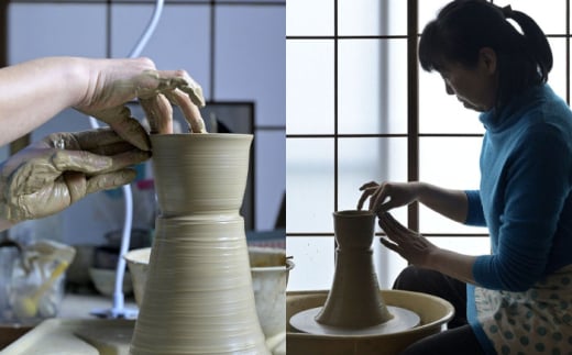 灰釉細ながーい皿２枚セット 陶器 うつわ お皿 長皿 プレート 食器 横須賀【うつわの行方】 [AKGG003]