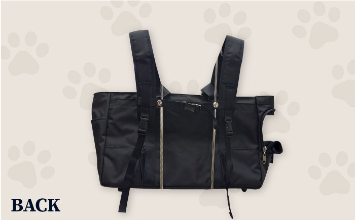 【黒】ペット用キャリーバッグ リュック＆トート長 【ミスターバックマン】 [AKHS003-1]