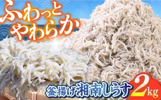 釜揚げ 湘南しらす 1kg×２P / しらす 湘南 ふわふわ 食感 冷凍 国産 シラス お取り寄せ 人気 大容量 佐島 横須賀 かながわブランド 神奈川県【平敏丸】 [AKEZ004]