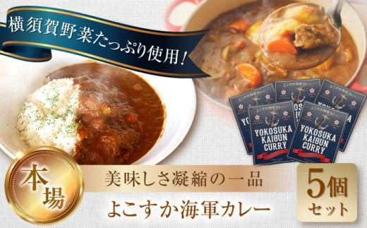 よこすか海軍カレー 1人前200g×5個セット 1kg  かれー レトルト 国産 ギフト 自宅用 横須賀【有限会社たのし屋本舗】 [AKAE021]