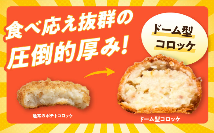 メンチカツ10個 ドーム型ポテトコロッケ5個 計15個 【三富屋商事株式会社】 [AKFJ118]