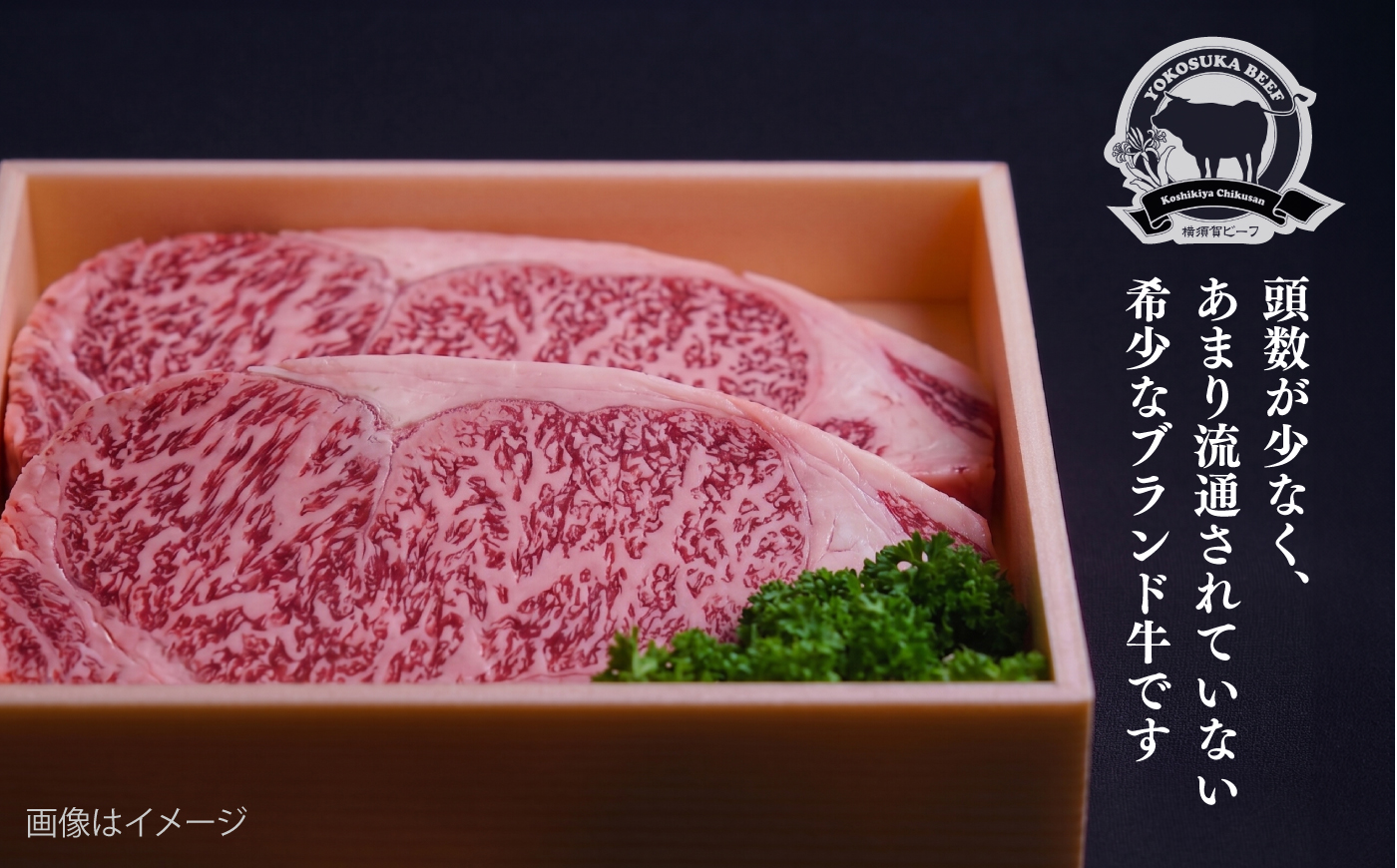 【数量限定20セット】横須賀ビーフ サーロイン 約250g×2 【ヨコスカマルシェ・koshikiya（株）】 [AKGO011]