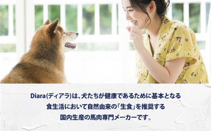 【全3回定期便】【犬猫用・ペット用】馬肉パーフェクトプラス　800g×3袋(80g×30本)　ペットフード　馬肉ペットフード　【ディアラ】 [AKGU011]