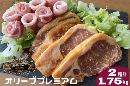  豚肉 藤沢産 湘南ポーク オリーブプレミアム ローススライス3Pと味噌漬け10枚セット