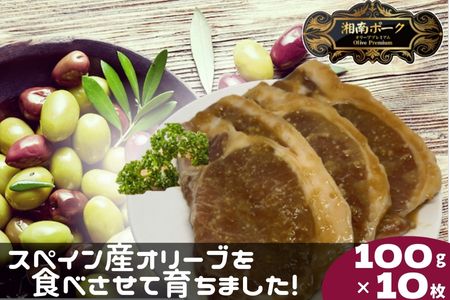 豚肉 藤沢産 湘南ポーク オリーブプレミアム ローススライス3Pと味噌漬け10枚セット