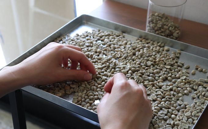 焙煎士おすすめコーヒー豆2種(粉・150g×2) & オリジナルキャニスター（白）