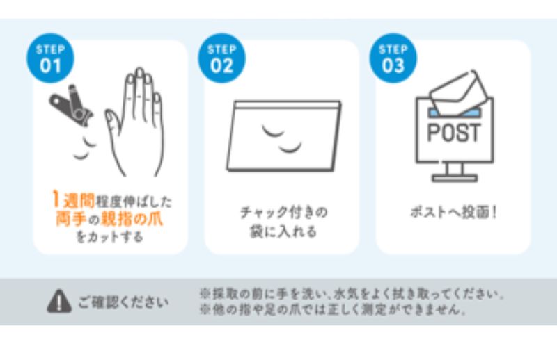 慢性ストレスレベルを数値で見える化!!【ストレスホルモン量検査キット（爪）～コルチゾール～】